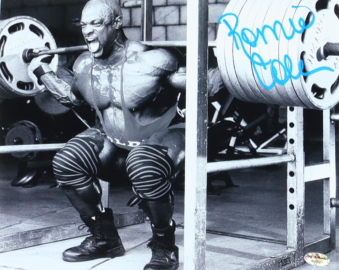 Ronnie Coleman Signed 8x10 Photo (Leaf) at PristineAuction.com Ronnie Coleman Signed 8x10 Photo (Leaf) at PristineAuction.com