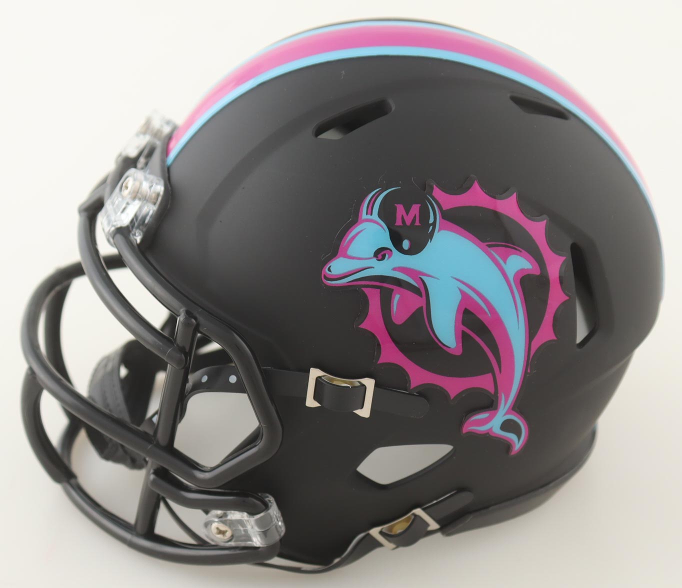 Odell Beckham Jr. Signed Dolphins Miami Vice Alternate Speed Mini Helmet (Beckett) at PristineAuction.com Odell Beckham Jr. Signed Dolphins Miami Vice Alternate Speed Mini Helmet (Beckett) at PristineAuction.com