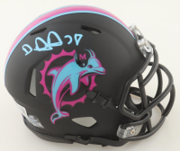 Devon Achane Signed Dolphins Miami Vice Alternate Speed Mini Helmet (Beckett) at PristineAuction.com