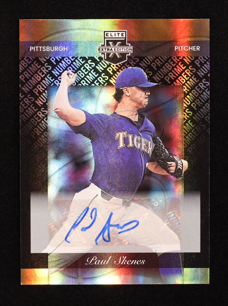 Paul Skenes 2023 Elite Extra Edition Signatures Prime Numbers B #160 RC #03/60