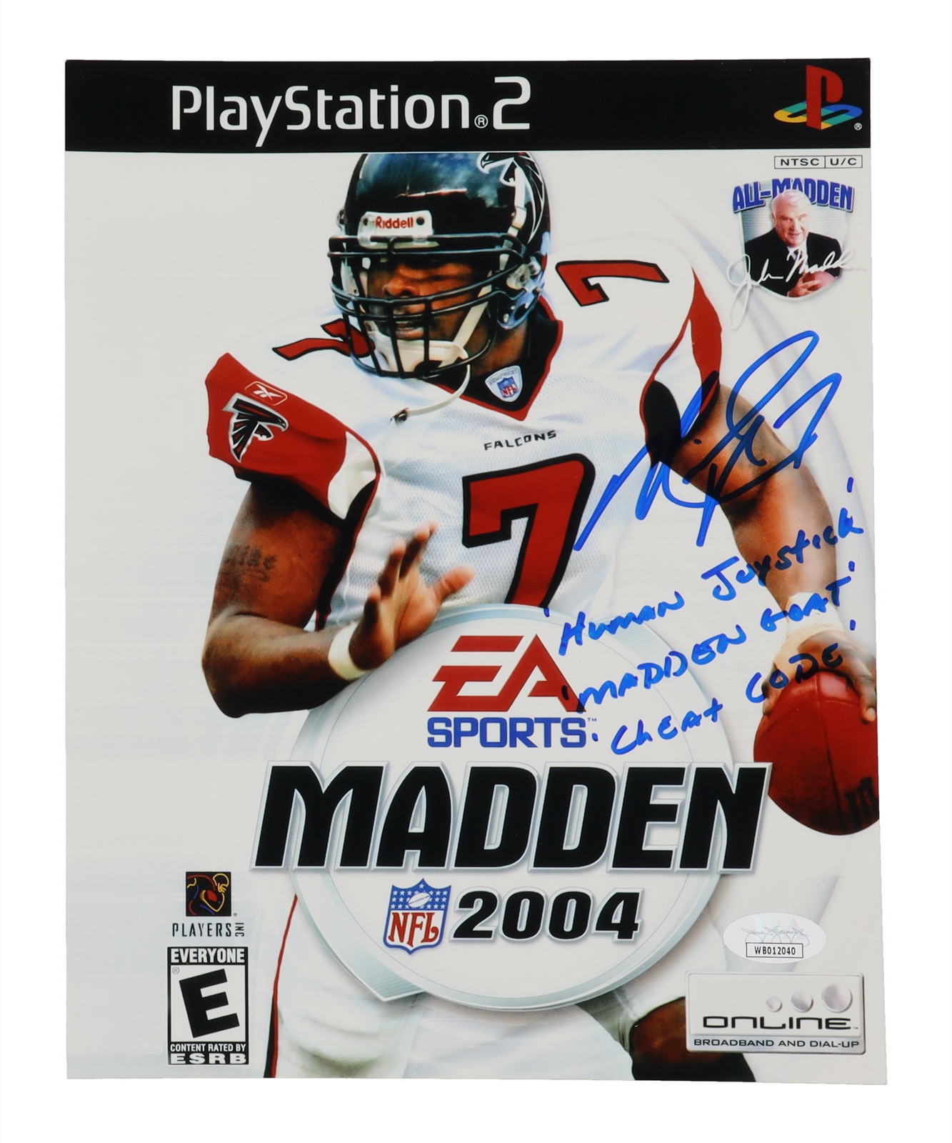 Michael Vick Signed "Madden 2004" Falcons 8x10 Photo Inscribed "Cheat Code," "Human Joystick" & "Madden GOAT" (JSA) at PristineAuction.com Michael Vick Signed "Madden 2004" Falcons 8x10 Photo Inscribed "Cheat Code," "Human Joystick" & "Madden GOAT" (JSA) at PristineAuction.com