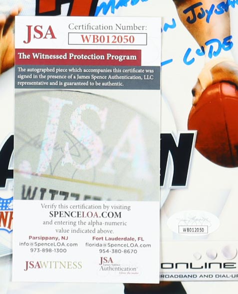 Michael Vick Signed "Madden 2004" Falcons 8x10 Photo Inscribed "Madden Goat", "Human Joystick" & "Cheat Code" (JSA) at PristineAuction.com Michael Vick Signed "Madden 2004" Falcons 8x10 Photo Inscribed "Madden Goat", "Human Joystick" & "Cheat Code" (JSA) at PristineAuction.com