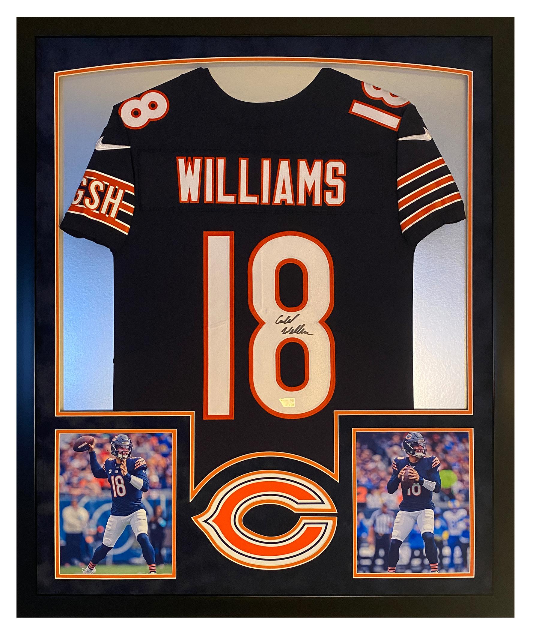 Caleb Williams Signed Bears Custom Framed LED Jersey Display (Fanatics) at PristineAuction.com Caleb Williams Signed Bears Custom Framed LED Jersey Display (Fanatics) at PristineAuction.com