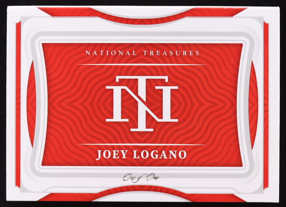 Joey Logano 2022 Panini National Treasures Firesuit Signatures Holo Platinum Blue #16 #1/1 at PristineAuction.com Joey Logano 2022 Panini National Treasures Firesuit Signatures Holo Platinum Blue #16 #1/1 at PristineAuction.com