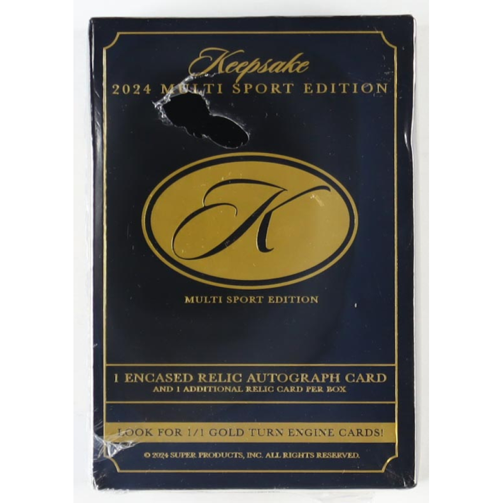 thumbnail image 2 of 2024 Super Break Keepsake Multi Sport Series 1 Factory Sealed Box - NFL, Soccer, MLB, NBA Stars 2 of 5