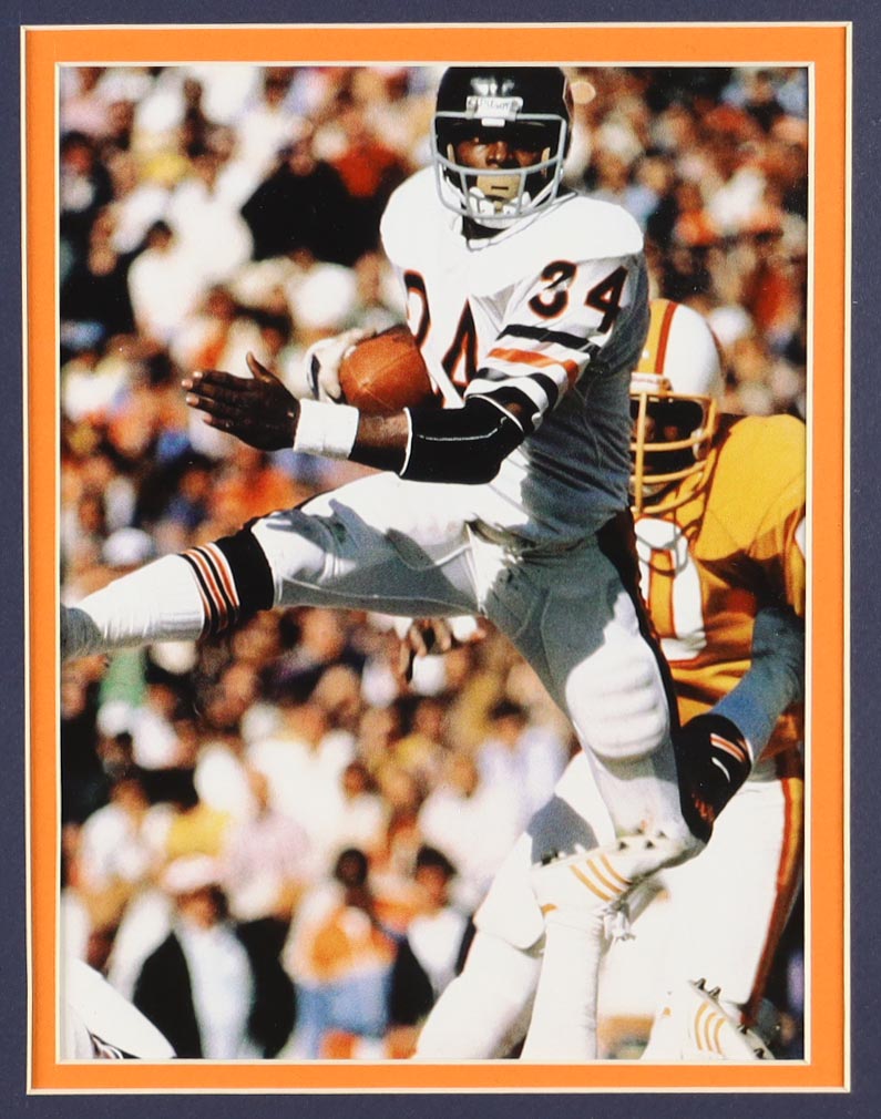 Walter Payton Signed Custom Framed Cut Display With Jersey, Hall Of Fame Pin & (2) Cloth Hall Of Fame Logo Patches (PSA) at PristineAuction.com Walter Payton Signed Custom Framed Cut Display With Jersey, Hall Of Fame Pin & (2) Cloth Hall Of Fame Logo Patches (PSA) at PristineAuction.com