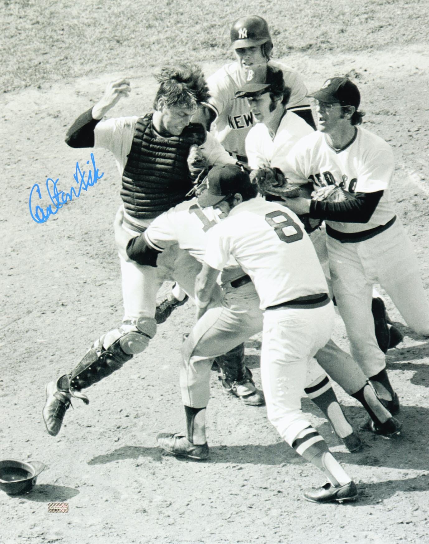 Carlton Fisk Signed Red Sox 16x20 Photo (New England Picture) at PristineAuction.com Carlton Fisk Signed Red Sox 16x20 Photo (New England Picture) at PristineAuction.com