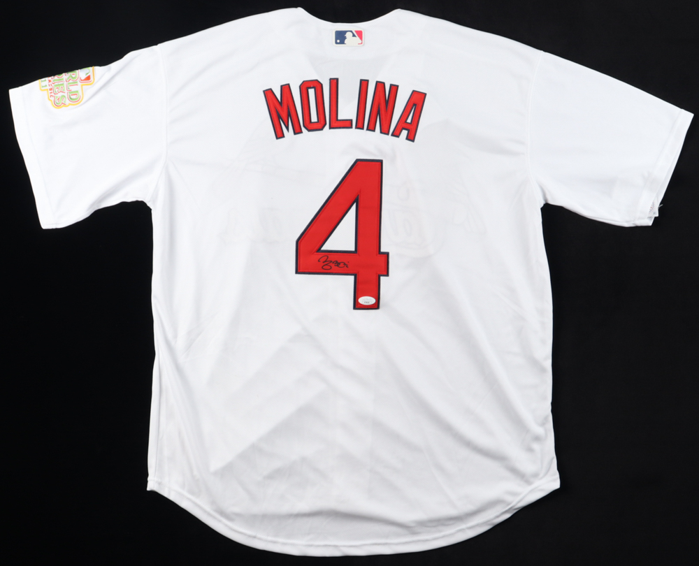 Yadier Molina Signed Jersey (JSA) at PristineAuction.com Yadier Molina Signed Jersey (JSA) at PristineAuction.com
