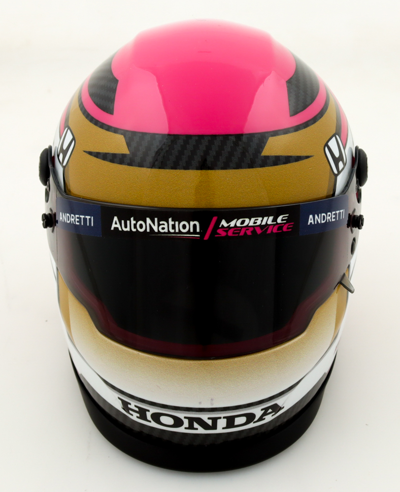 Kyle Kirkwood NTT Indycar Series 1:2 Scale Mini Helmet at PristineAuction.com Kyle Kirkwood NTT Indycar Series 1:2 Scale Mini Helmet at PristineAuction.com