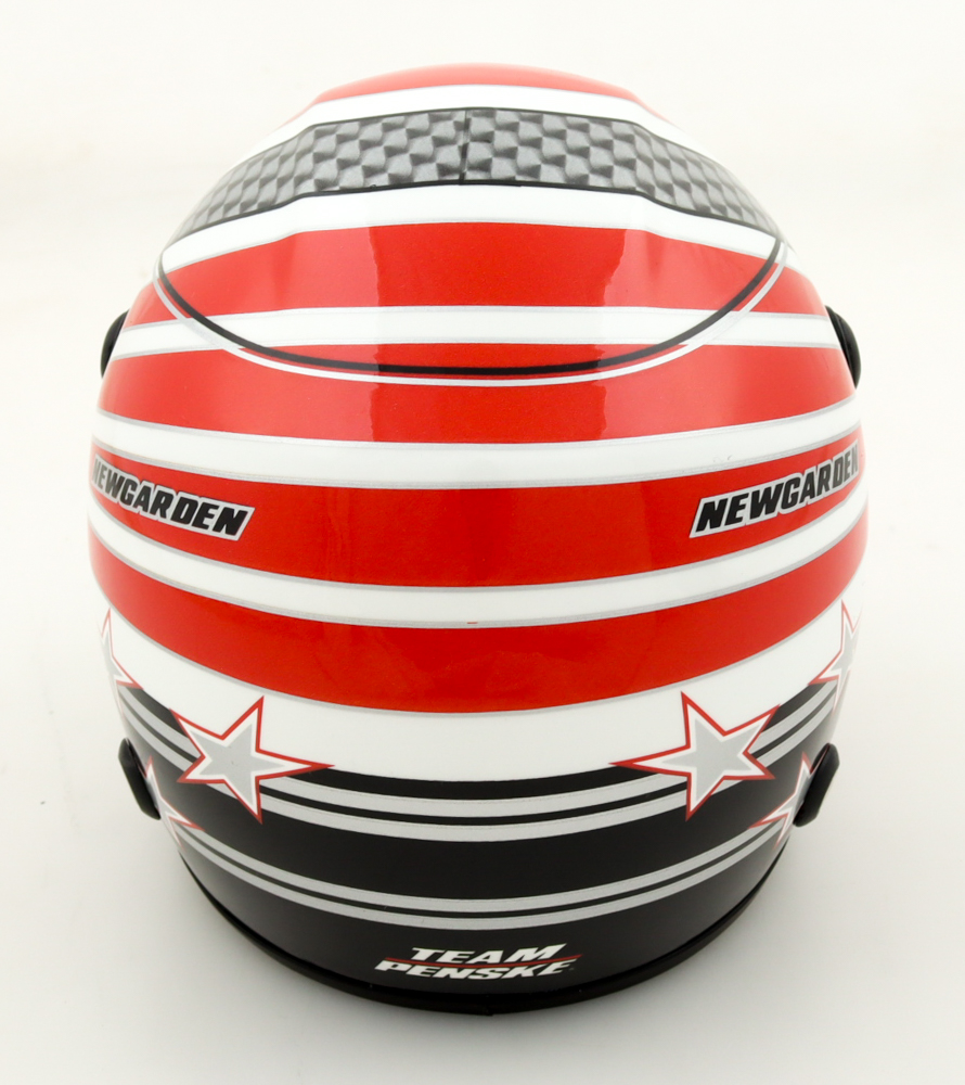 Josef Newgarden Indycar Series 1:2 Scale Mini Helmet at PristineAuction.com Josef Newgarden Indycar Series 1:2 Scale Mini Helmet at PristineAuction.com