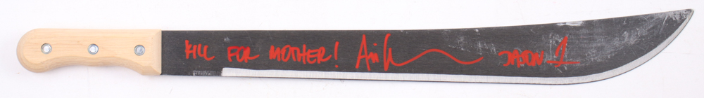Ari Lehman Signed "Friday The 13th" Prop Machete Inscribed "Kill For Mother Jason 1" (JSA) at PristineAuction.com Ari Lehman Signed "Friday The 13th" Prop Machete Inscribed "Kill For Mother Jason 1" (JSA) at PristineAuction.com