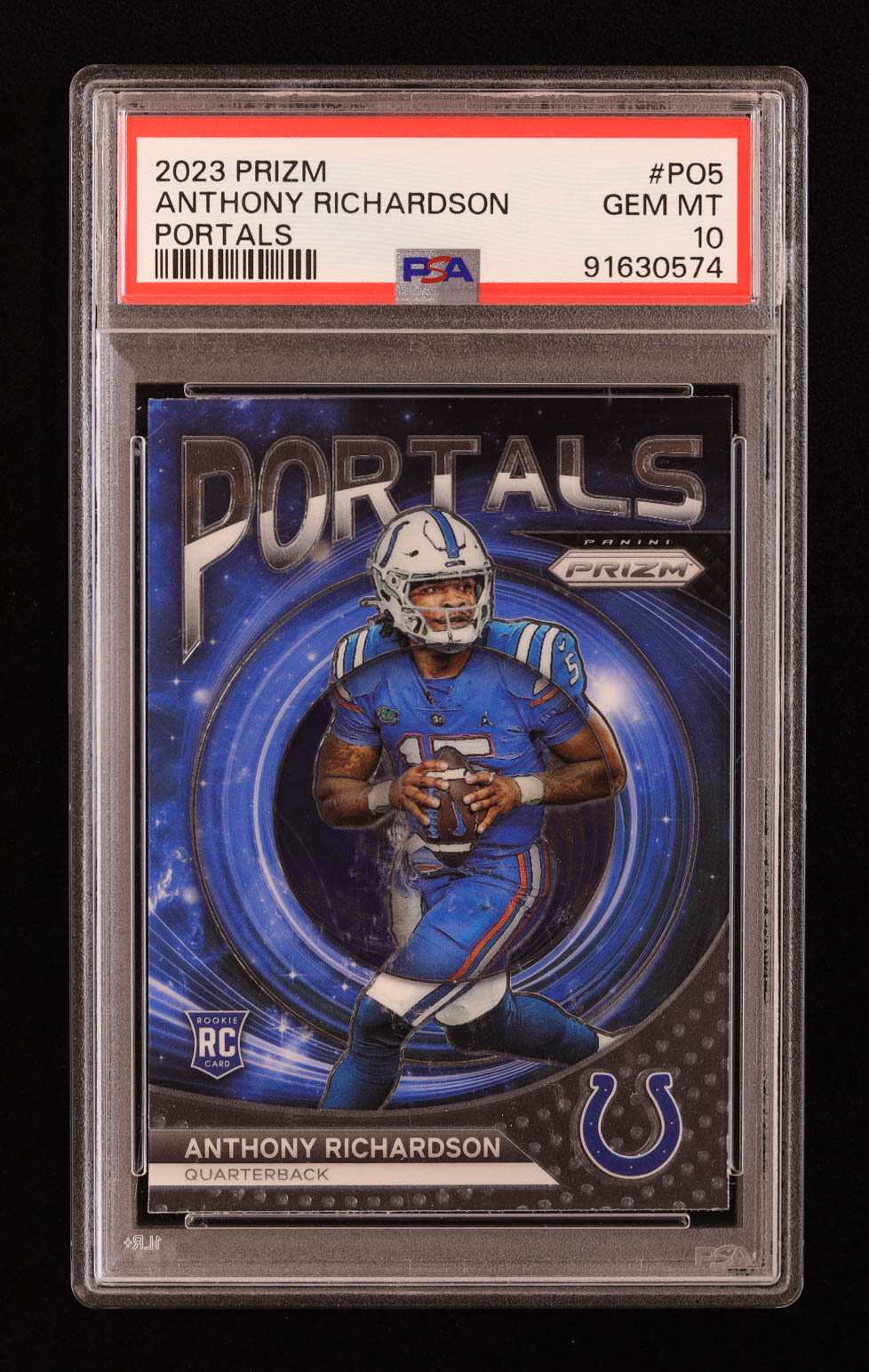 Anthony Richardson 2023 Panini Prizm Portals #5 RC (PSA 10) at PristineAuction.com Anthony Richardson 2023 Panini Prizm Portals #5 RC (PSA 10) at PristineAuction.com