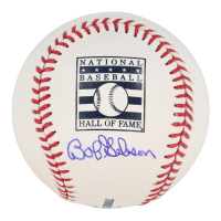 Bob Gibson Signed OML Hall Of Fame Logo Baseball (MLB) at PristineAuction.com