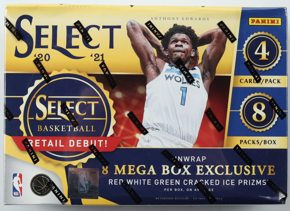 2020-21 Panini Select NBA Basketball Mega Box With (8) Packs at PristineAuction.com 2020-21 Panini Select NBA Basketball Mega Box With (8) Packs at PristineAuction.com