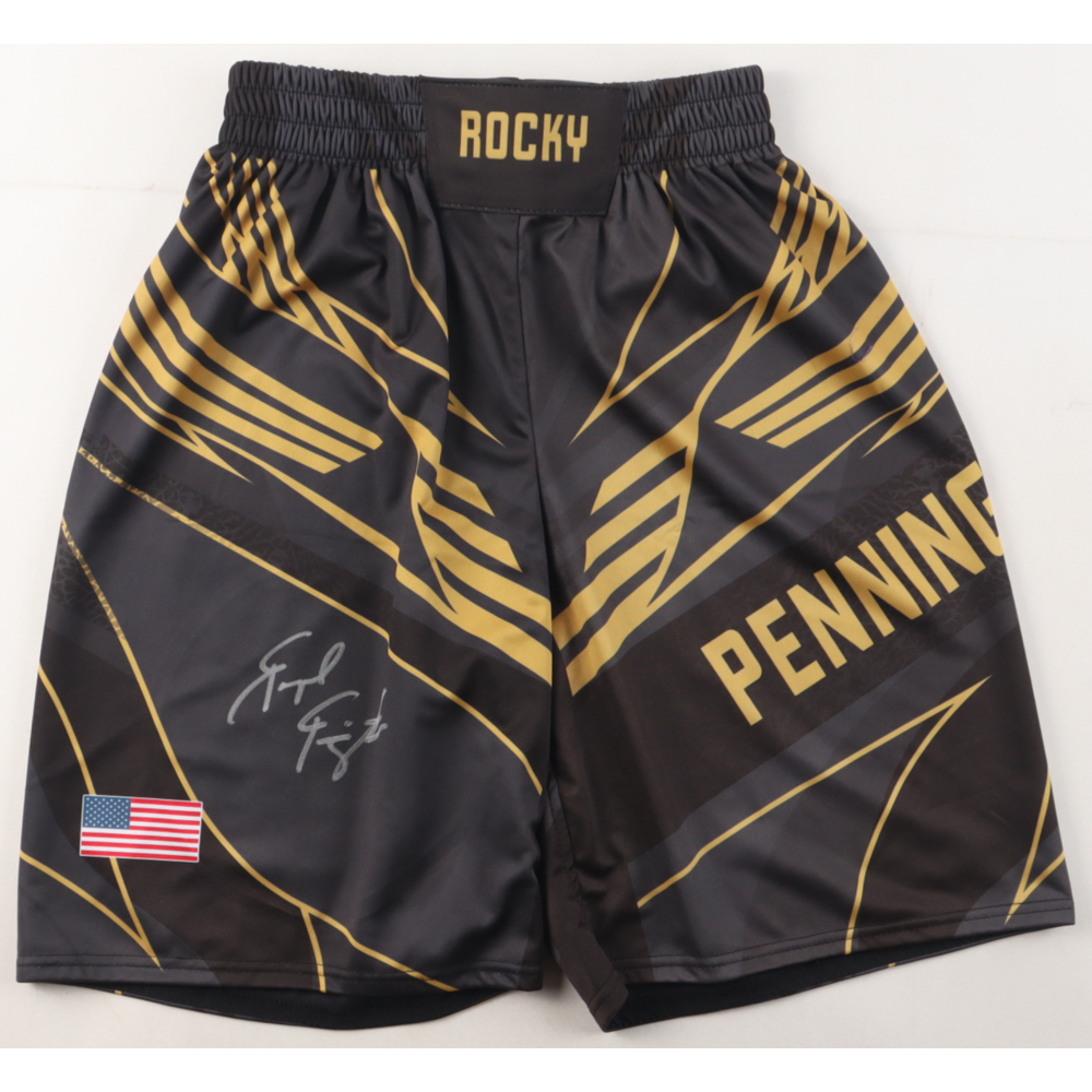 Raquel Pennington Signed Rocky Custom Fight Shorts (Beckett ...