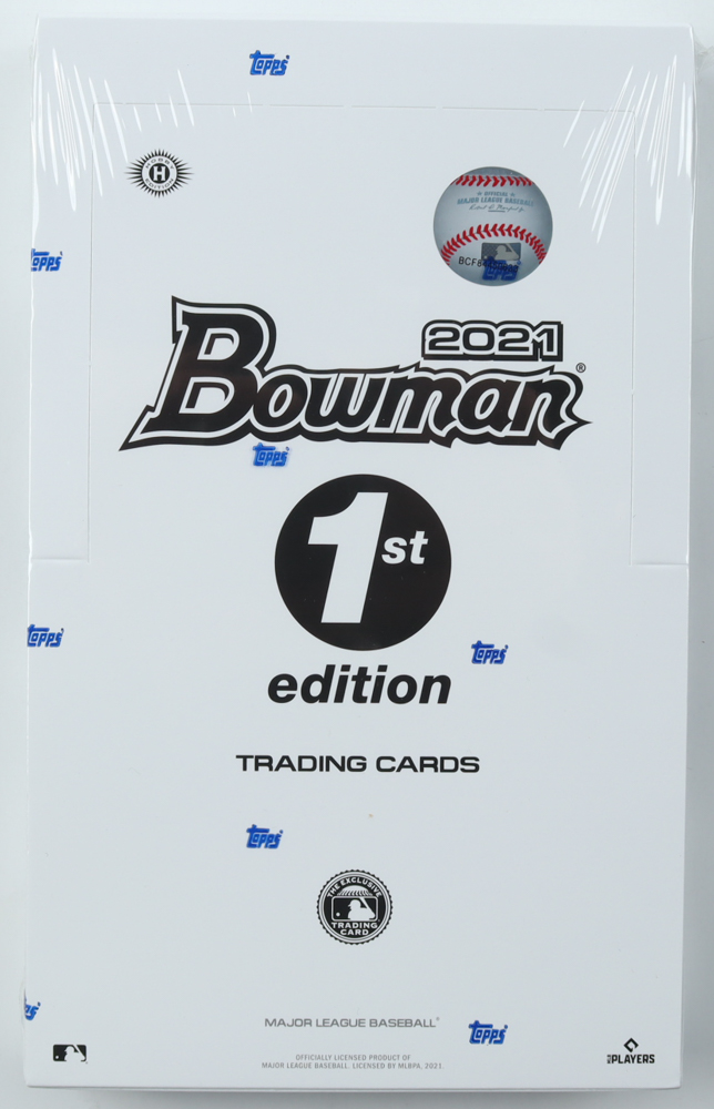 2021 Bowman 1st Edition Baseball Hobby Box With (24) Packs at PristineAuction.com 2021 Bowman 1st Edition Baseball Hobby Box With (24) Packs at PristineAuction.com