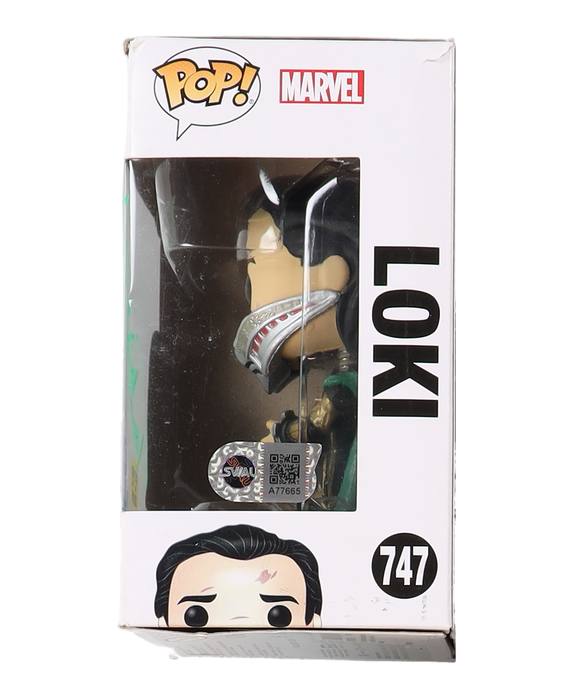 Tom Hiddleston Signed "Avengers: Endgame" #747 Loki Funko Pop! Vinyl Figure (SWAU) at PristineAuction.com Tom Hiddleston Signed "Avengers: Endgame" #747 Loki Funko Pop! Vinyl Figure (SWAU) at PristineAuction.com