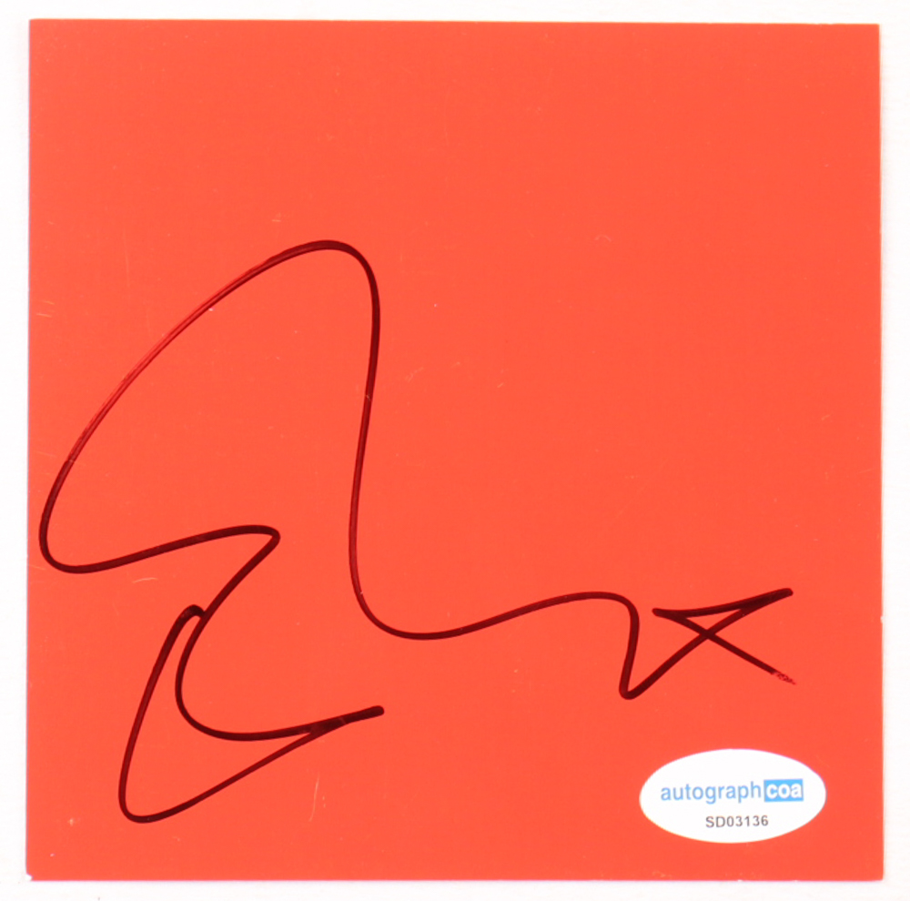 Signed Insert Cd Ed Sheeran Signed