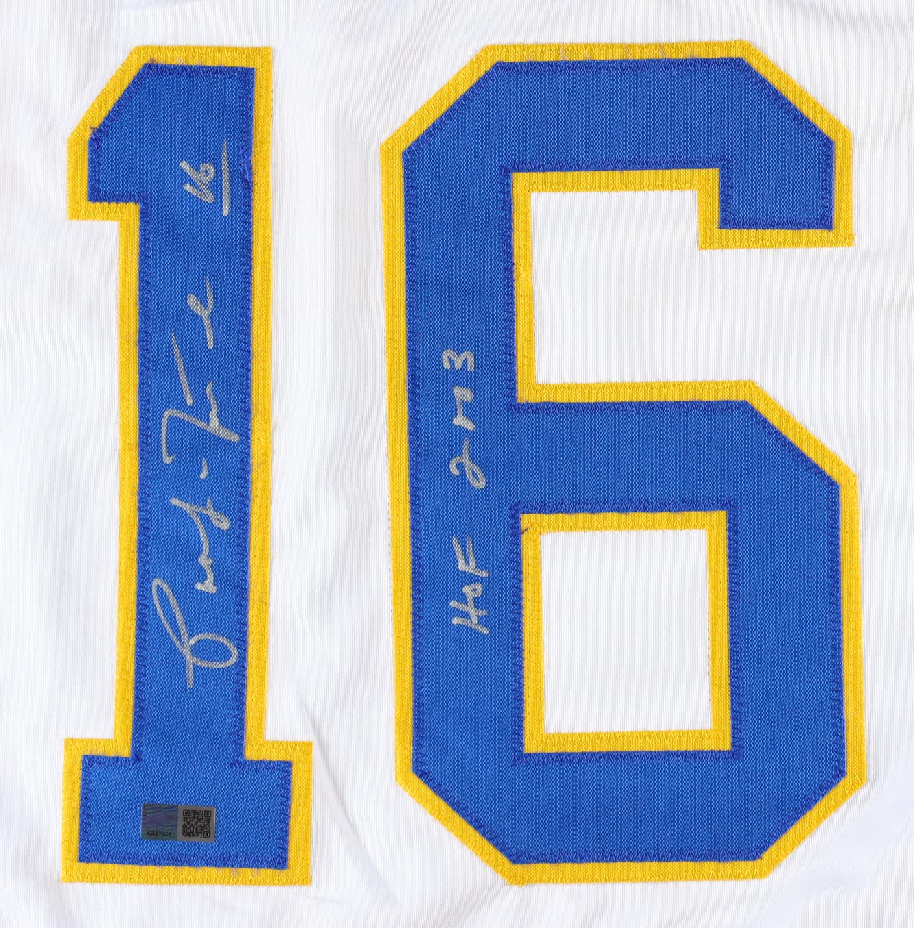 Pat LaFontaine Signed Jersey Inscribed "HOF 2003" (TSE) at PristineAuction.com Pat LaFontaine Signed Jersey Inscribed "HOF 2003" (TSE) at PristineAuction.com