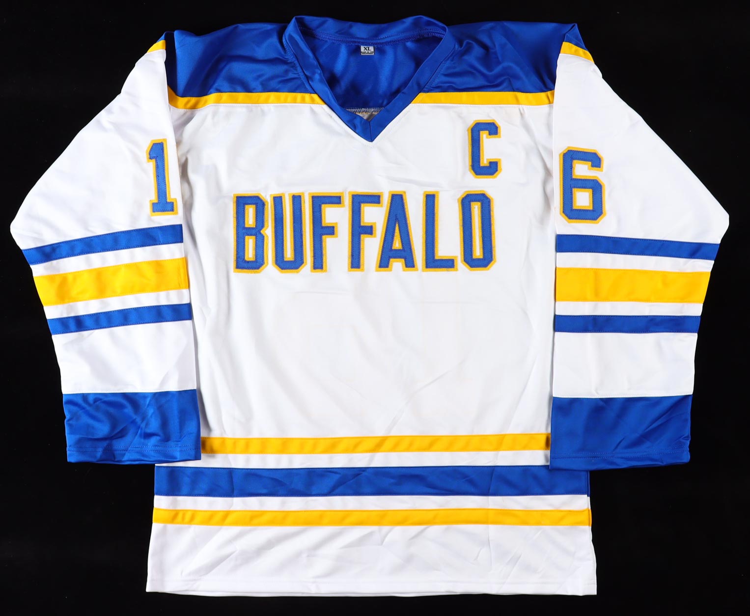 Pat LaFontaine Signed Jersey Inscribed "HOF 2003" (TSE) at PristineAuction.com Pat LaFontaine Signed Jersey Inscribed "HOF 2003" (TSE) at PristineAuction.com