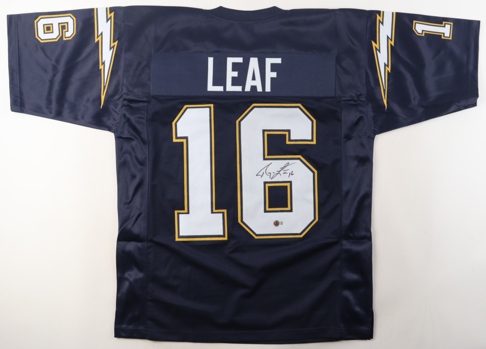 Ryan Leaf Signed Jersey (Beckett) at PristineAuction.com Ryan Leaf Signed Jersey (Beckett) at PristineAuction.com