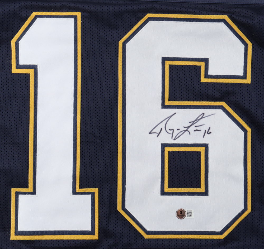 Ryan Leaf Signed Jersey (Beckett) at PristineAuction.com Ryan Leaf Signed Jersey (Beckett) at PristineAuction.com
