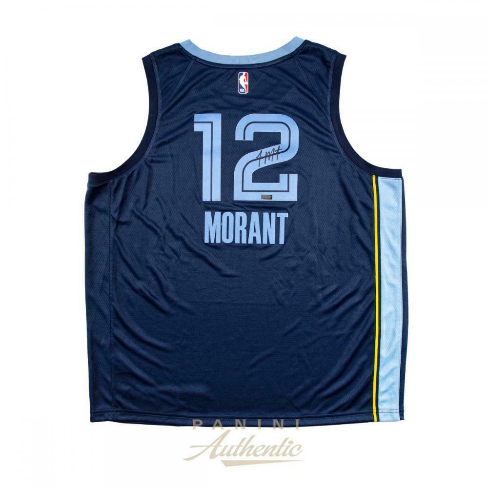 Ja Morant Signed Grizzlies Nike Jersey (Panini) at PristineAuction.com Ja Morant Signed Grizzlies Nike Jersey (Panini) at PristineAuction.com