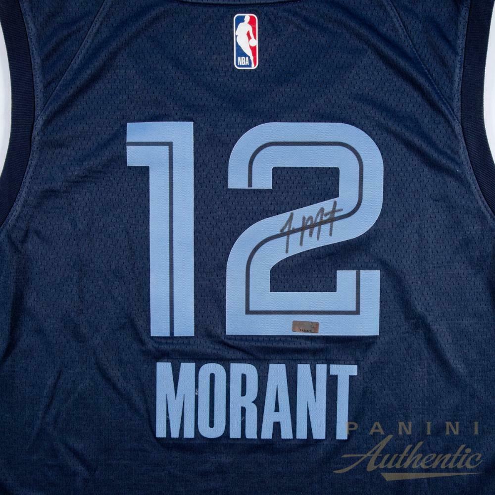 Ja Morant Signed Grizzlies Nike Jersey (Panini) at PristineAuction.com Ja Morant Signed Grizzlies Nike Jersey (Panini) at PristineAuction.com