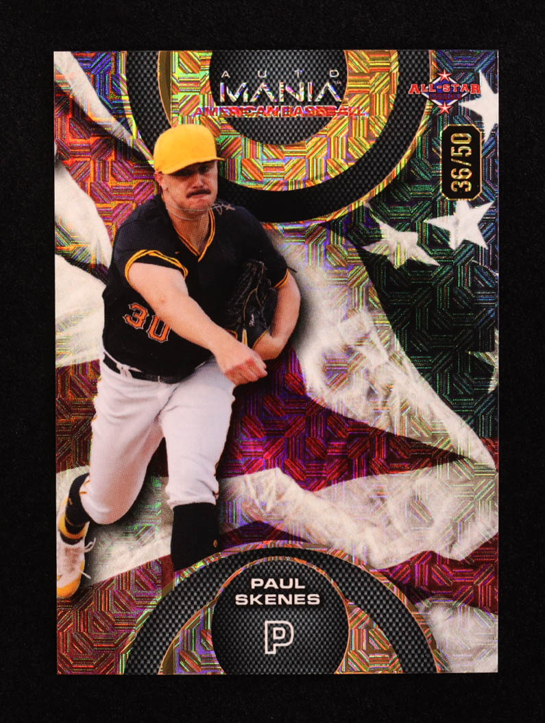 Paul Skenes 2024 Wild Card Auto Mania Mojo #AMACPS2 RC #36/50 at PristineAuction.com Paul Skenes 2024 Wild Card Auto Mania Mojo #AMACPS2 RC #36/50 at PristineAuction.com