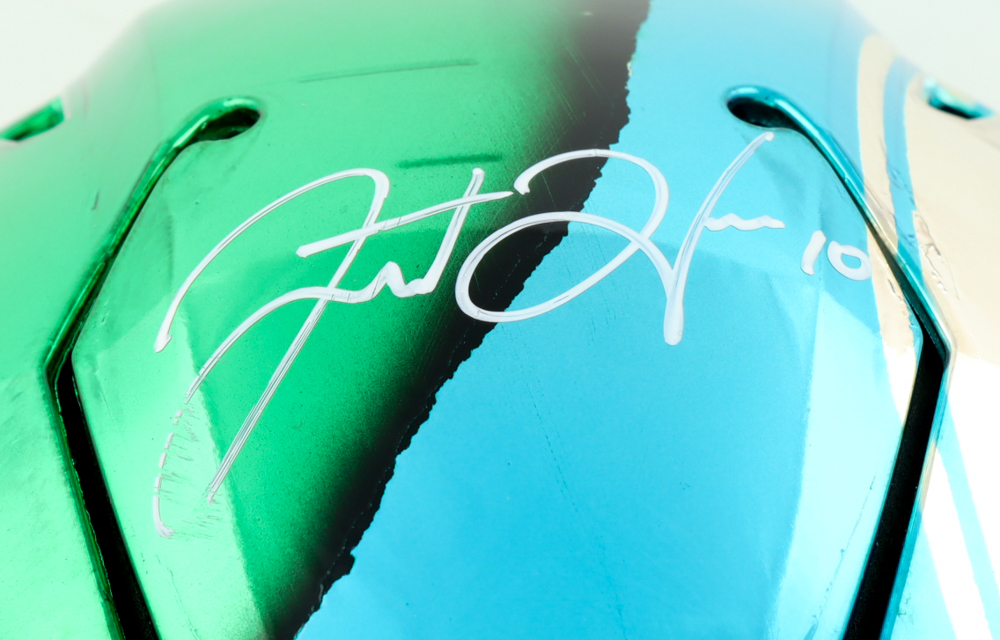 Justin Herbert Signed FullSize Authentic OnField SpeedFlex Helmet