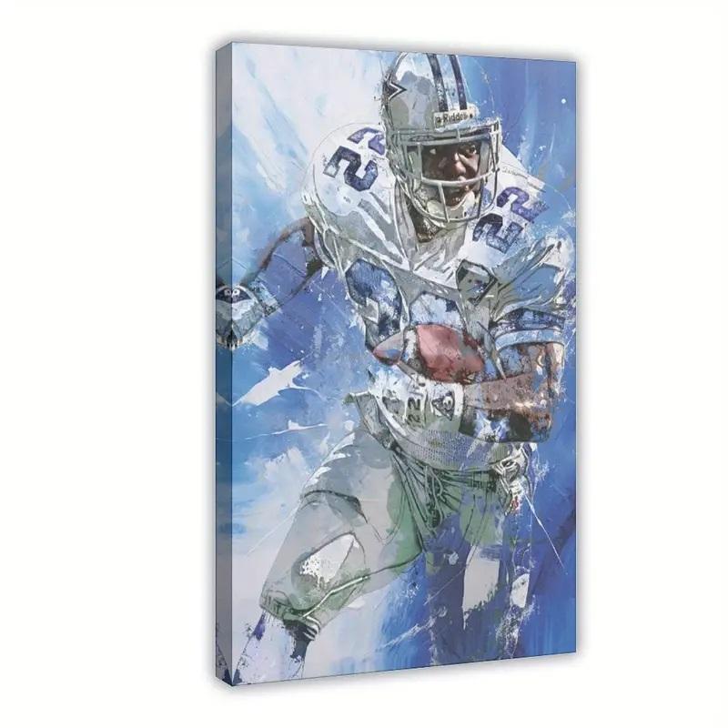 Emmitt Smith Cowboys Custom 16x24 Canvas at PristineAuction.com Emmitt Smith Cowboys Custom 16x24 Canvas at PristineAuction.com