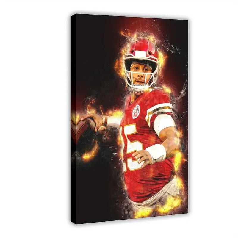 Patrick Mahomes II Chiefs Custom 16x24 Canvas at PristineAuction.com Patrick Mahomes II Chiefs Custom 16x24 Canvas at PristineAuction.com