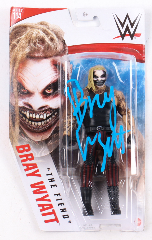 Bray Wyatt Signed WWE "The Fiend" Mattel Action Figure (JSA) at PristineAuction.com Bray Wyatt Signed WWE "The Fiend" Mattel Action Figure (JSA) at PristineAuction.com