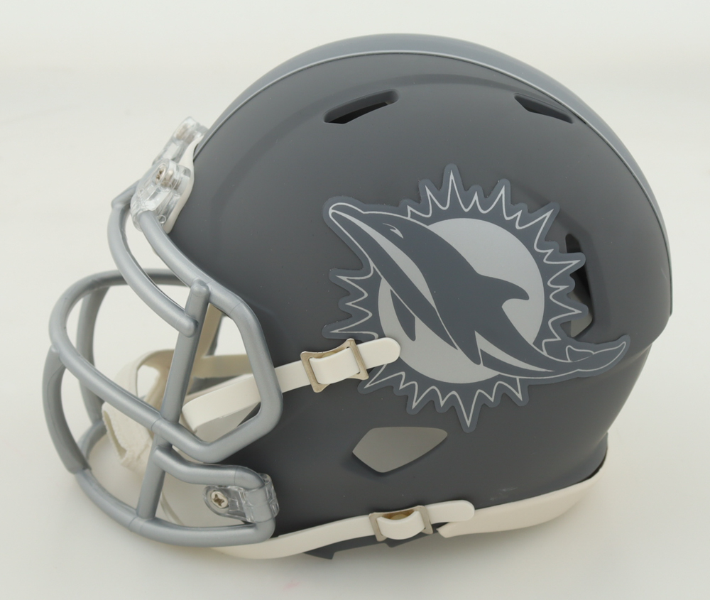 Tyreek Hill Signed Dolphins Slate Alternate Speed Mini Helmet (Beckett) at PristineAuction.com Tyreek Hill Signed Dolphins Slate Alternate Speed Mini Helmet (Beckett) at PristineAuction.com