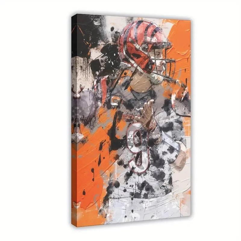 Joe Burrow Bengals Custom 16x24 Canvas at PristineAuction.com Joe Burrow Bengals Custom 16x24 Canvas at PristineAuction.com