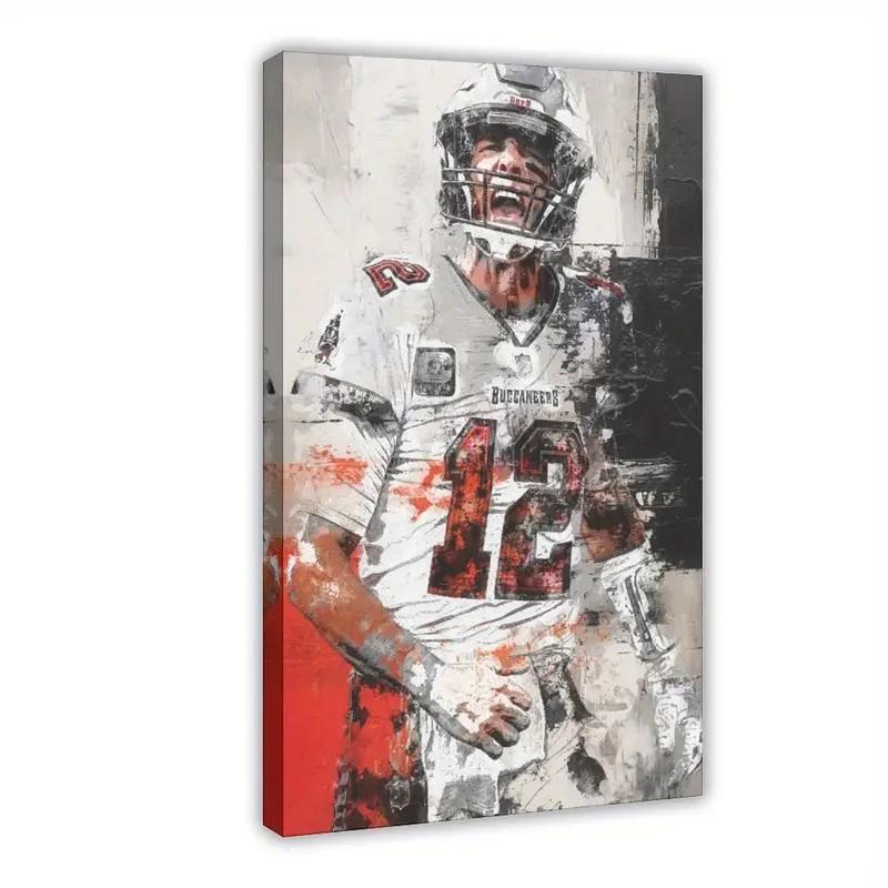 Tom Brady Buccaneers Custom 16x24 Canvas at PristineAuction.com Tom Brady Buccaneers Custom 16x24 Canvas at PristineAuction.com