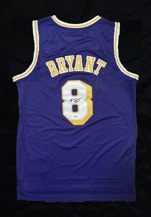 Kobe Bryant Signed Lakers 1996-97 Mitchell & Ness Rookie Throwback Jersey (PSA) at PristineAuction.com Kobe Bryant Signed Lakers 1996-97 Mitchell & Ness Rookie Throwback Jersey (PSA) at PristineAuction.com