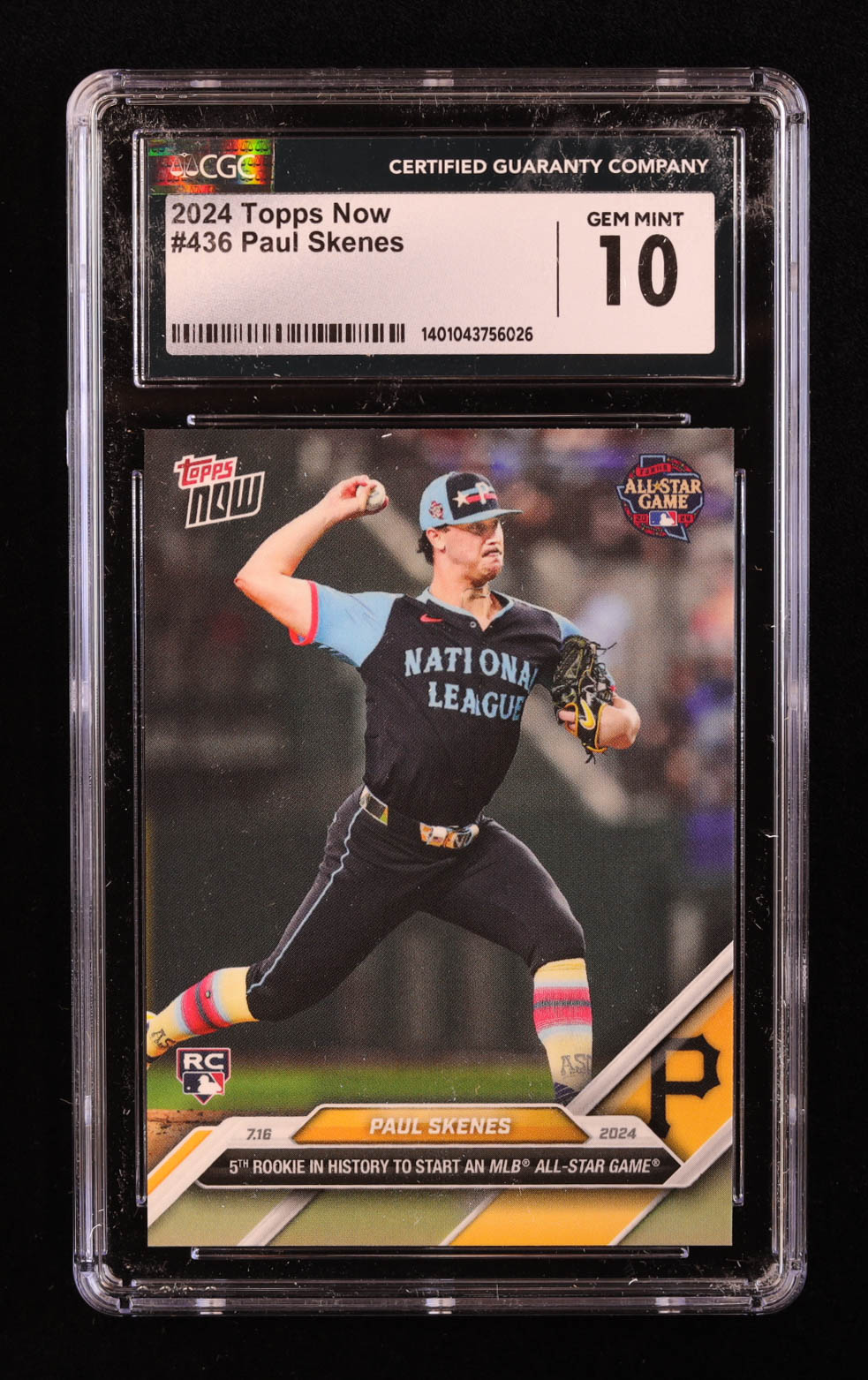 Paul Skenes 2024 Topps Now #436 RC (CGC 10) at PristineAuction.com Paul Skenes 2024 Topps Now #436 RC (CGC 10) at PristineAuction.com