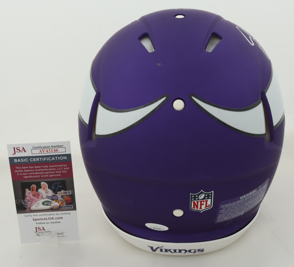 Justin Jefferson Signed Vikings FullSize Authentic OnField Speed