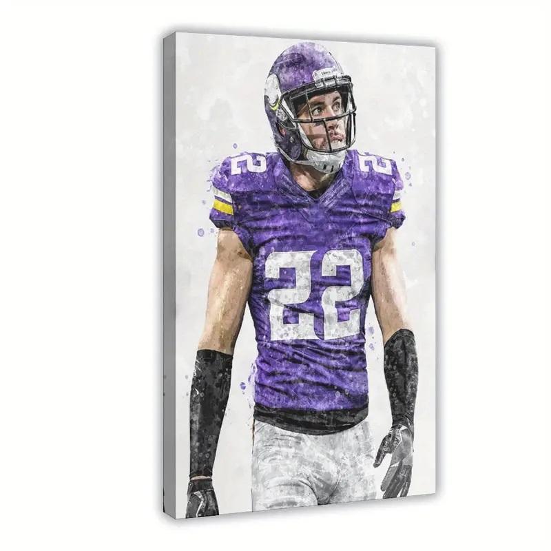 Harrison Smith Vikings Custom 16x24 Canvas at PristineAuction.com Harrison Smith Vikings Custom 16x24 Canvas at PristineAuction.com
