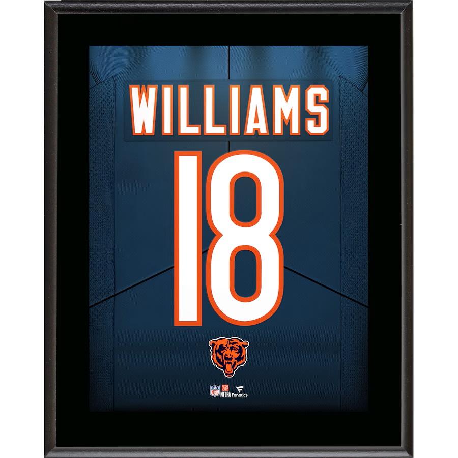 Caleb Williams Bears Jersey Number Plaque at PristineAuction.com Caleb Williams Bears Jersey Number Plaque at PristineAuction.com