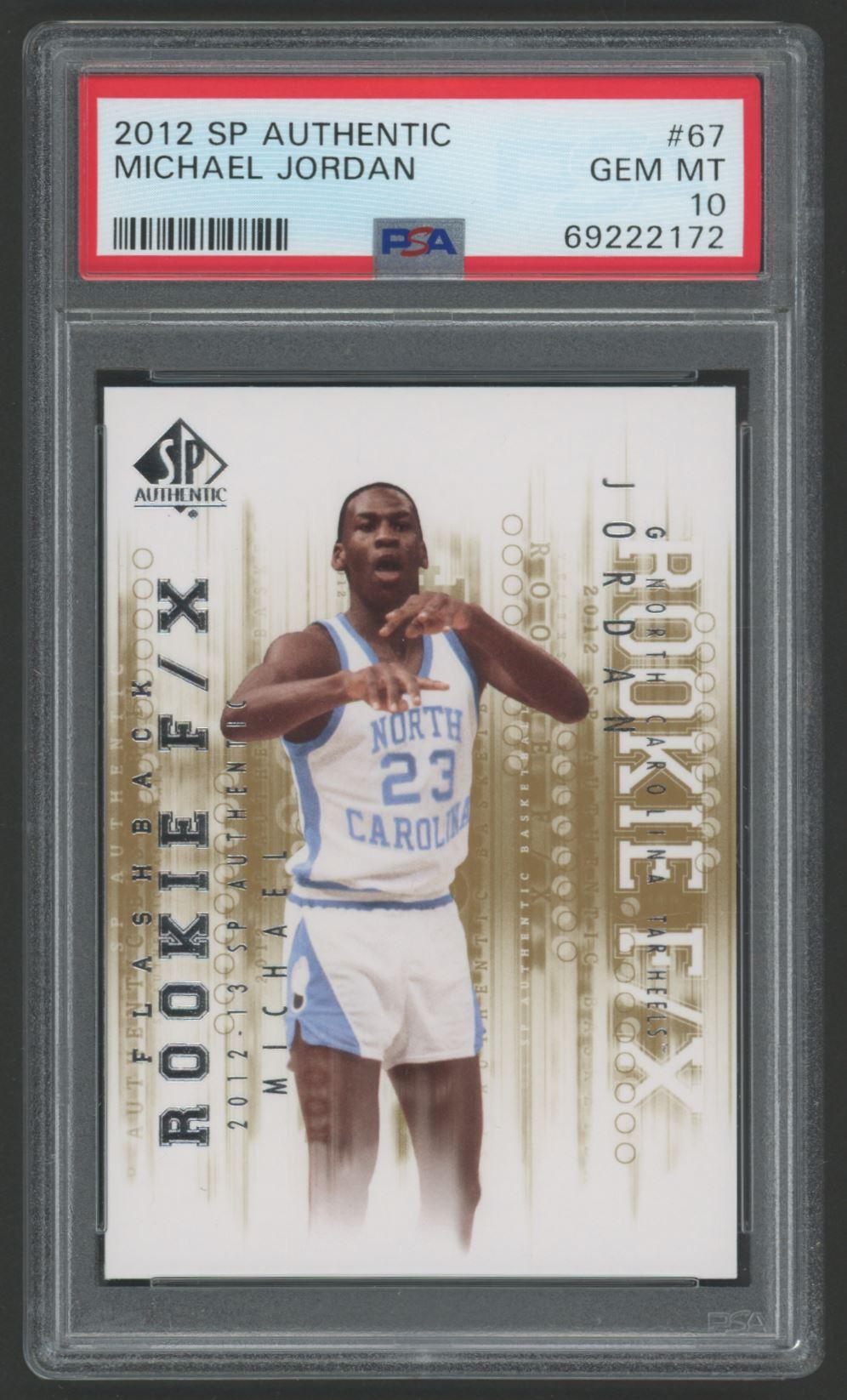 Michael Jordan 2012-13 SP Authentic #67 FB (PSA 10) at PristineAuction.com Michael Jordan 2012-13 SP Authentic #67 FB (PSA 10) at PristineAuction.com