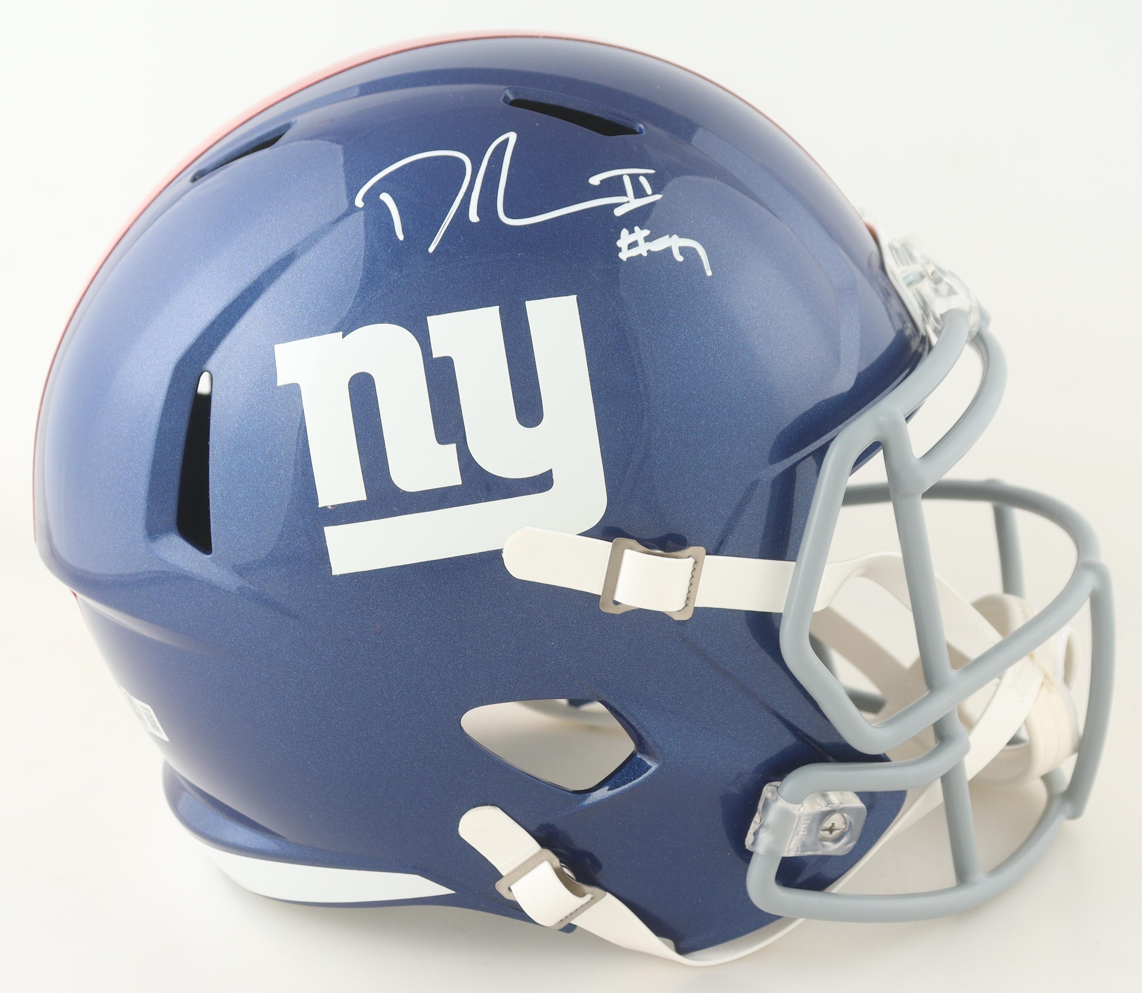 Dexter Lawrence II Signed Giants Full-Size Speed Helmet (Beckett) at PristineAuction.com Dexter Lawrence II Signed Giants Full-Size Speed Helmet (Beckett) at PristineAuction.com