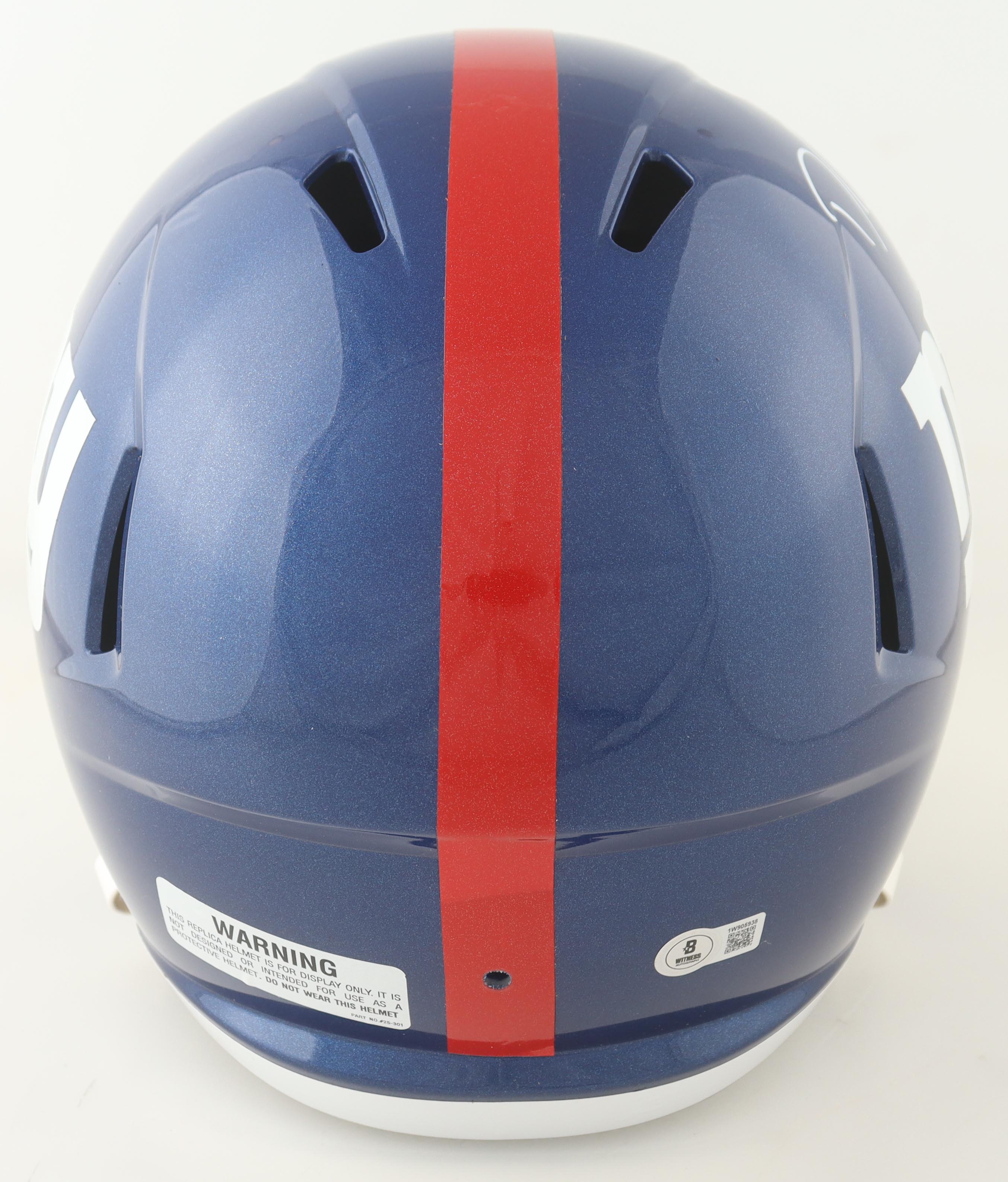 Dexter Lawrence II Signed Giants Full-Size Speed Helmet (Beckett) at PristineAuction.com Dexter Lawrence II Signed Giants Full-Size Speed Helmet (Beckett) at PristineAuction.com