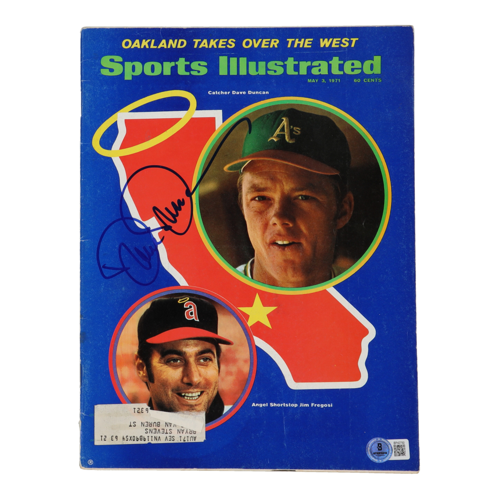 Dave Duncan Signed 1971 Sports Illustrated Magazine (Beckett) at PristineAuction.com