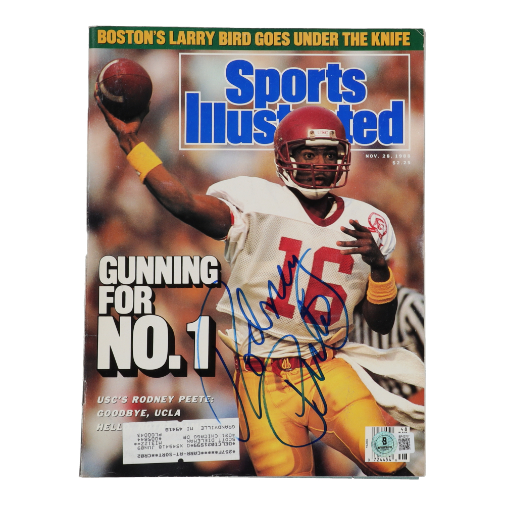 Rodney Peete Signed 1988 Sports Illustrated Magazine (Beckett) at PristineAuction.com