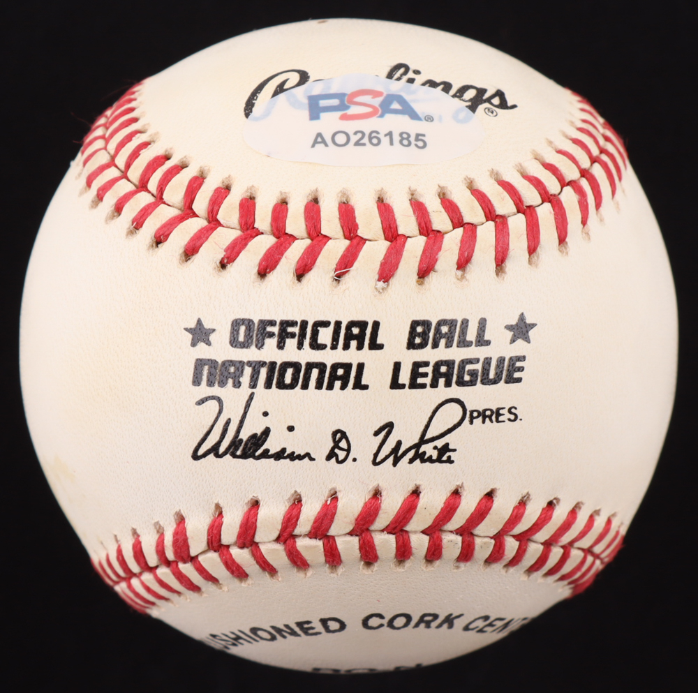 Darryl Strawberry Signed ONL Baseball (PSA) at PristineAuction.com Darryl Strawberry Signed ONL Baseball (PSA) at PristineAuction.com