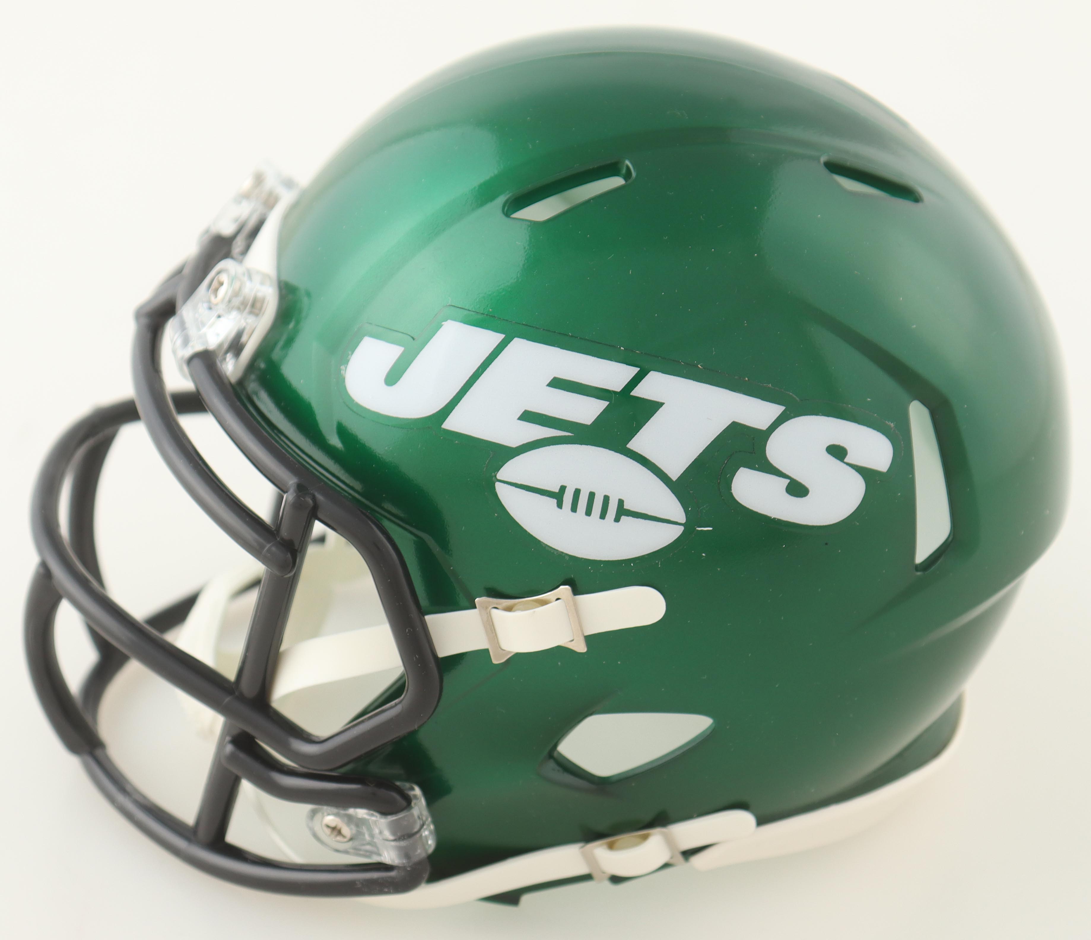 Will McDonald IV Signed Jets Flash Alternate Speed Mini Helmet (JSA) at PristineAuction.com Will McDonald IV Signed Jets Flash Alternate Speed Mini Helmet (JSA) at PristineAuction.com
