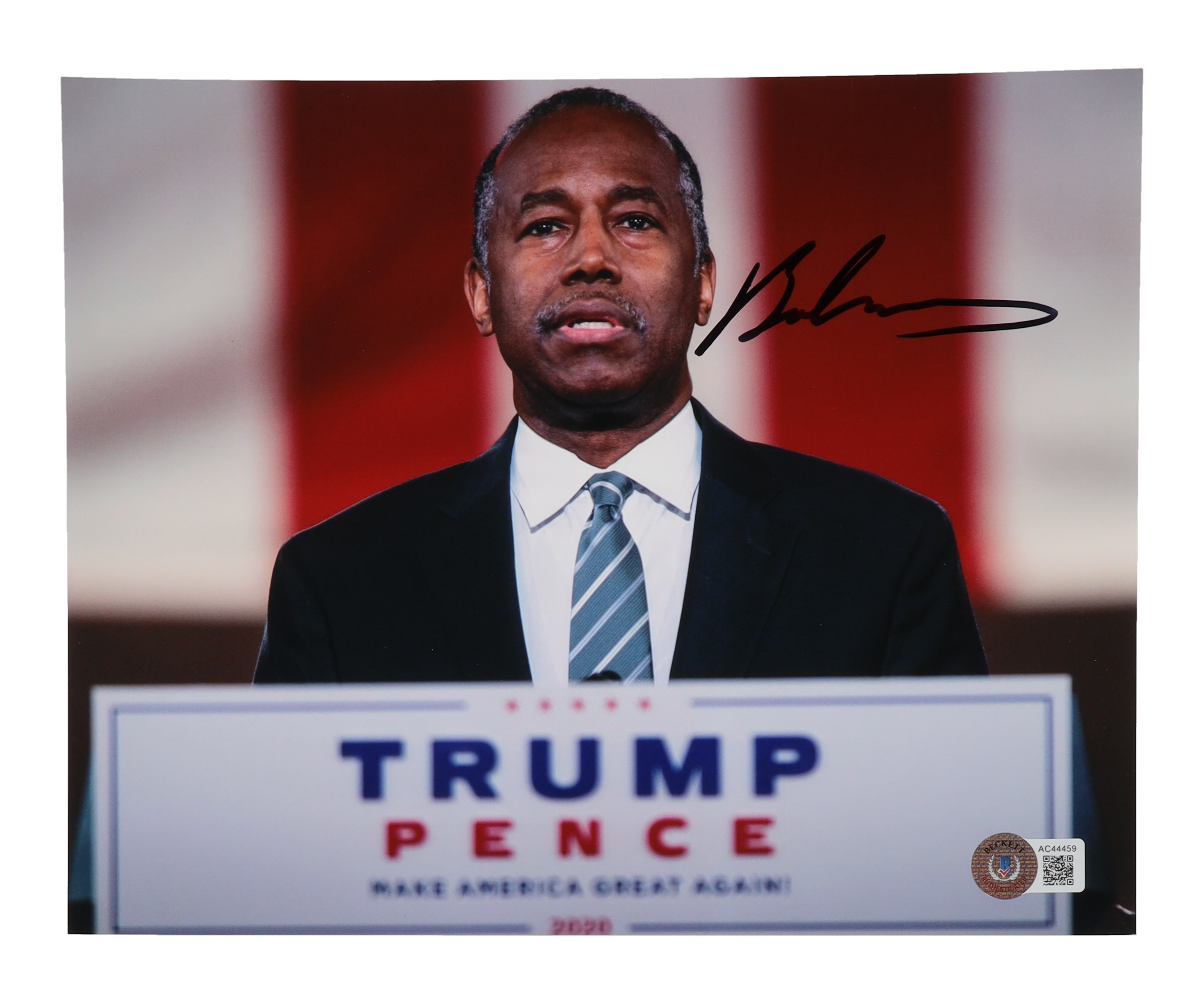 Ben Carson Signed 8x10 Photo (Beckett) at PristineAuction.com Ben Carson Signed 8x10 Photo (Beckett) at PristineAuction.com