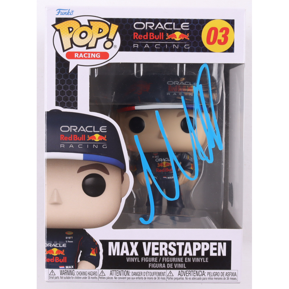 Max Verstappen Signed Oracle Red Bull Racing #03 Funko Pop! Vinyl